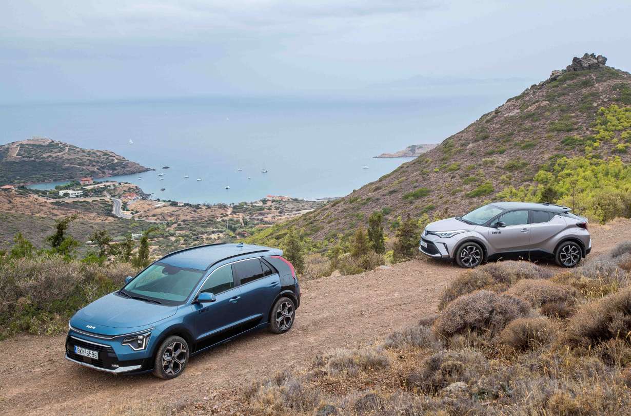 Συγκρίνουμε υβριδικά SUV: Kia Niro HEV vs Toyota C-HR Hybrid, Photo © DRIVE Media Group/Thanassis Koutsogiannis Συγκρίνουμε υβριδικά SUV: Kia Niro HEV vs Toyota C-HR Hybrid, Photo © DRIVE Media Group/Thanassis Koutsogiannis