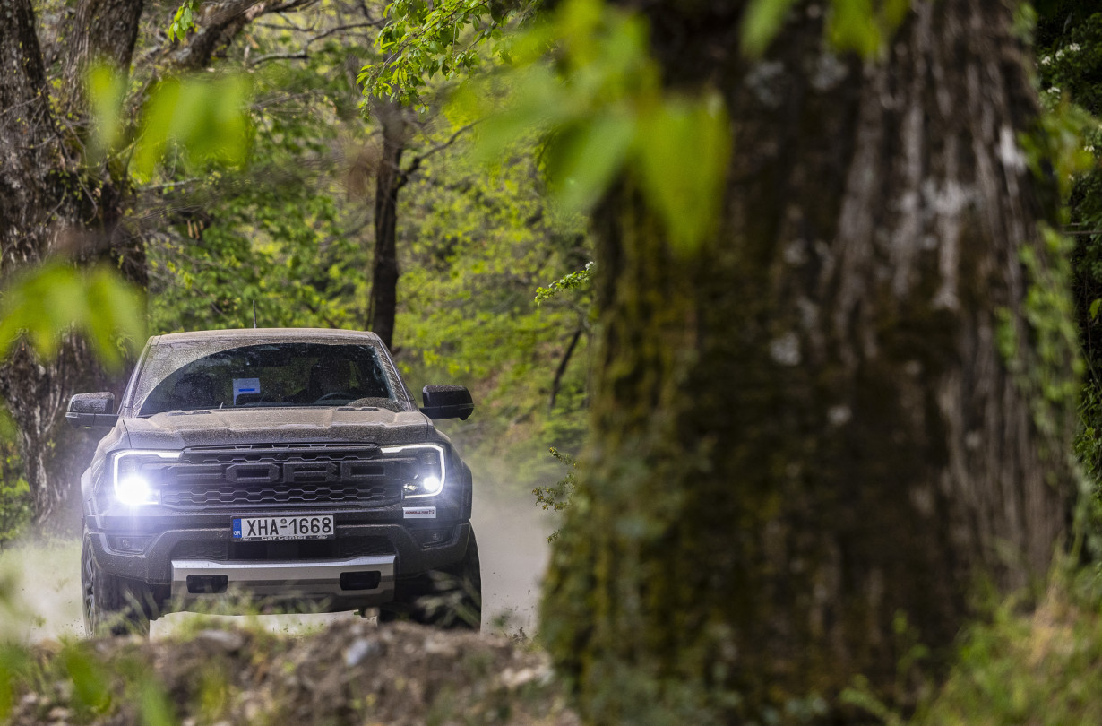 Το Raptor έβγαλε το το 99% των διαδρομών του 22ου DRIVE Trophy μόνο με πίσω κίνηση. 22th DRIVE Trophy, Parnon Mountain 2024, Photo © DRIVE Media Group/Thanassis Koutsogiannis