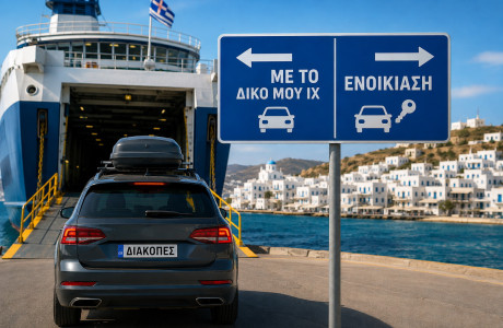 Διακοπές σε νησί: Να πάρεις το ΙΧ σου ή να νοικιάσεις; Πού γλιτώνεις έως €400