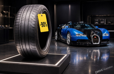 Η Bugatti βρήκε πώς τα λάστιχα των €40.000 θα κοστίζουν €3.000!