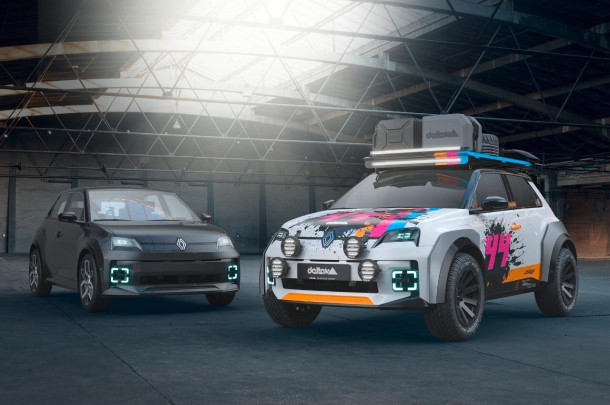 Renault 5 E-Tech electric Delta 4x4.