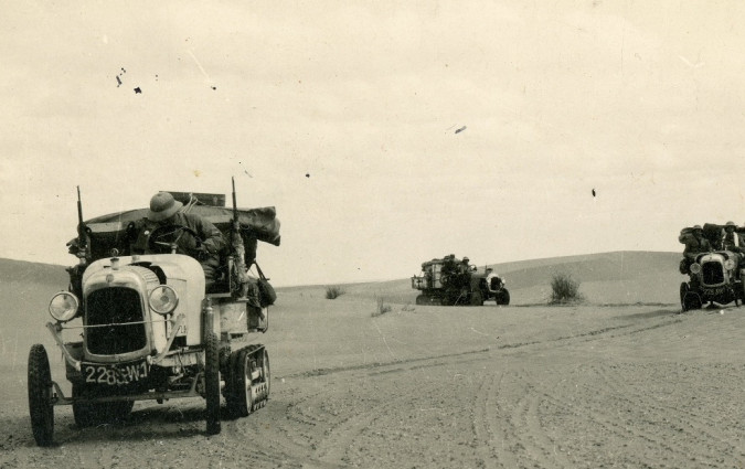 Autochenille Citroën B2 modèle K1, Scarabée d’Or, Sahara