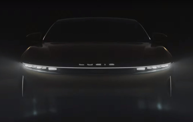 Lucid Air teaser video screenshot