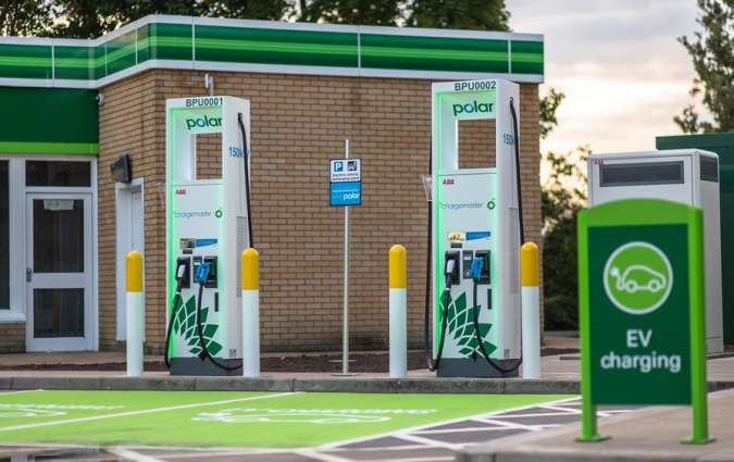 BP gas station EV chargers
