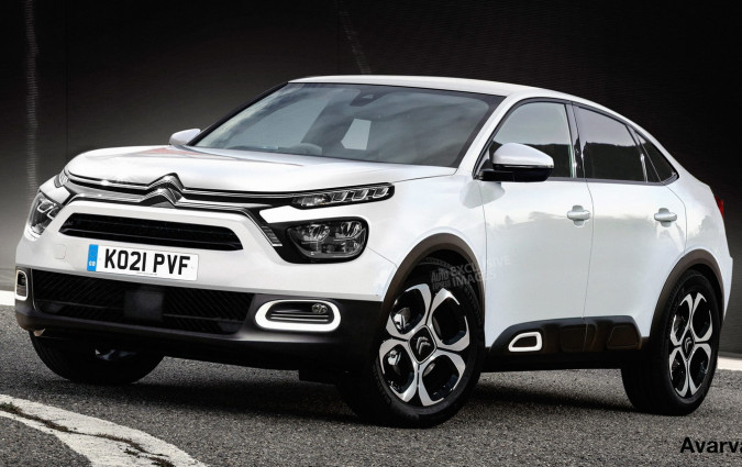 Citroën C4 2020, rendering credits Auto Express & Avarvarii  Citroën C4 2020