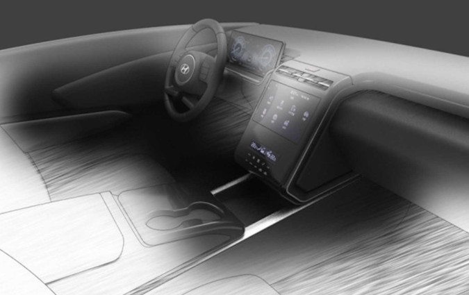 Hyundai Tucson 2020 dashboard render