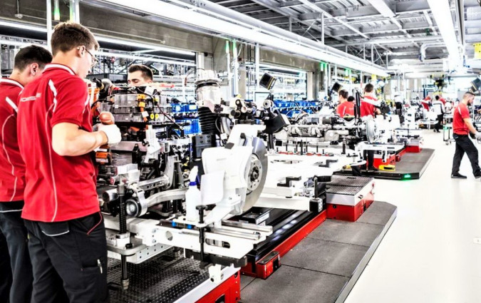 Porsche Taycan plant