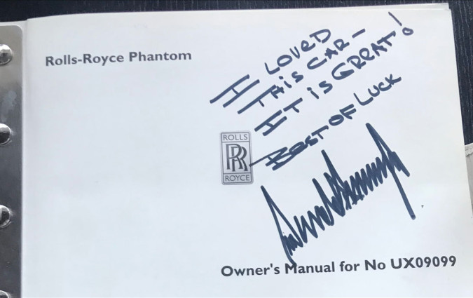 Donald Trump's Rolls-Royce Phantom