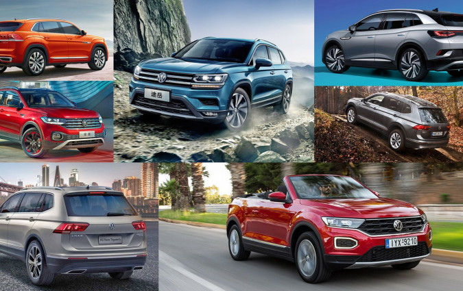 VW SUV line-up