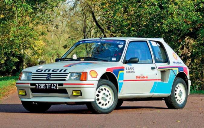 Peugeot 205 T16, Photo credit Aguttes Peugeot 205 T16, Photo credit Aguttes