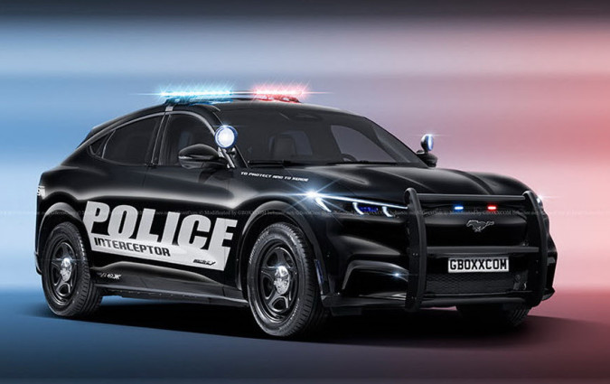 Ford Mustang Mach-E police car