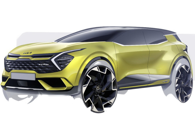 Kia Sportage V EU spec sketch