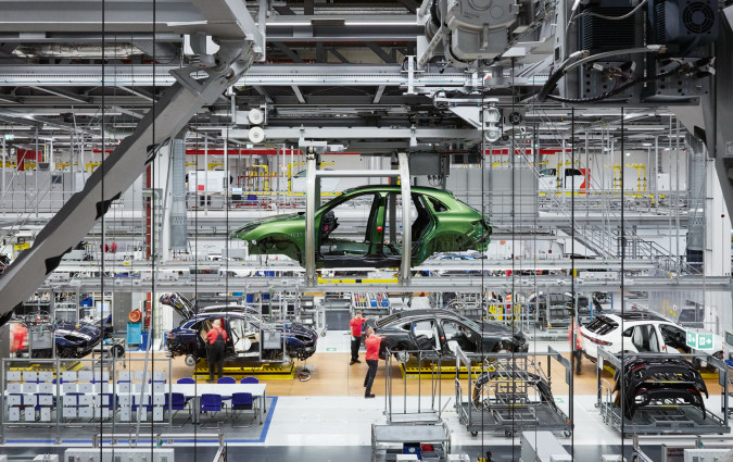 Porsche production plant