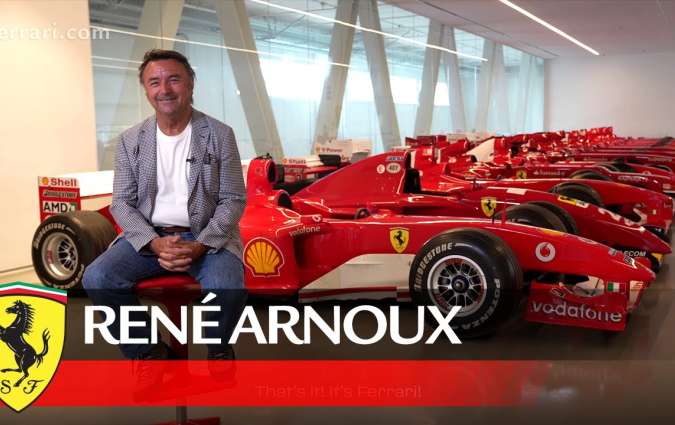 A special day in Maranello with René Arnoux