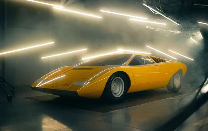 Lamborghini Countach Concept 1971 reborn
