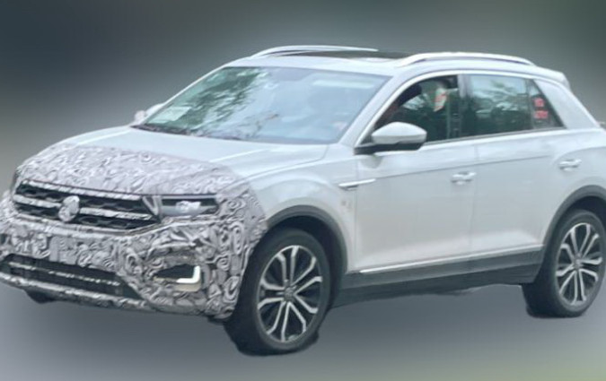 Volkswagen T-Roc 2022 scooped, photo credit autohome.com.cn