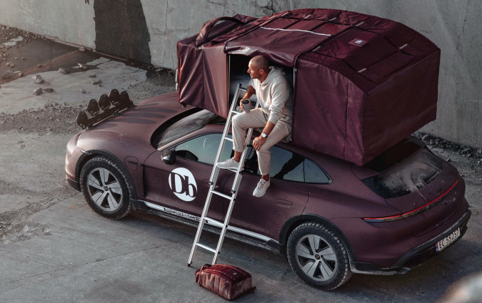 Porsche Taycan Cross Turismo, camping car by Db Porsche Taycan Cross Turismo, camping car by Db