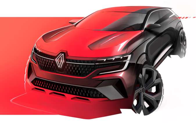 Renault Austral teaser Renault Austral