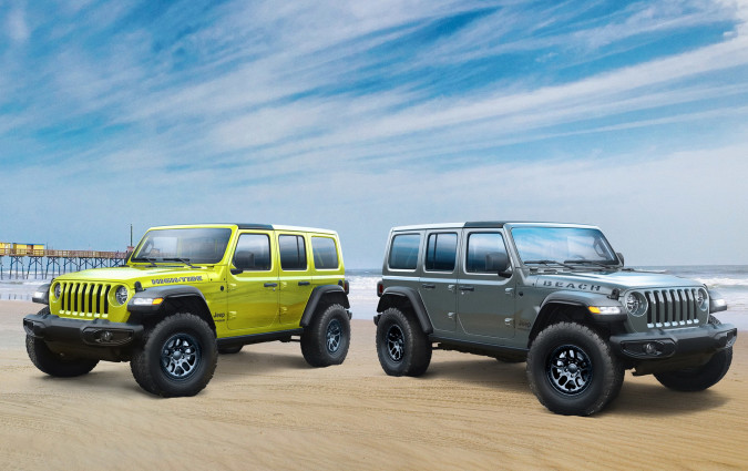 Τα Jeep Wrangler High Tide και Jeep Wrangler Jeep Beach αποτελούν τις πιο πρόσφατες προσθήκες στην γκάμα του μοντέλου Τα Jeep Wrangler High Tide και Jeep Wrangler Jeep Beach αποτελούν τις πιο πρόσφατες προσθήκες στην γκάμα του μοντέλου