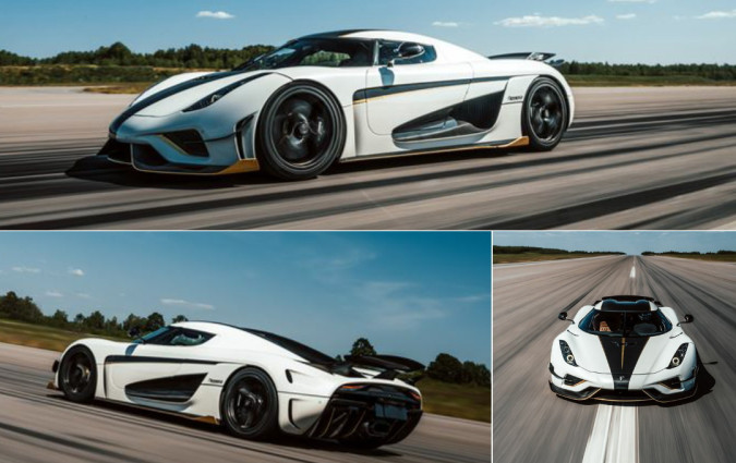 H θερμική Koenigsegg Regera, μοντέλο του 2015 με διτούρμπινο μοτέρ V8 είναι ένα υβριδικό hypercar ικανό να ξεπεράσει τα 400 km/h. Η Koenigsegg Regera ρίχνει 1” στη Rimac Nevera στο 0-400-0 km/h