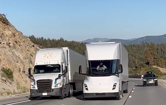 Tesla Semi: Μόλις 5” για 0-100 km/h μόνο με τον τράκτορα ή μόλις 20” με κοτσαρισμένο το επικαθήμενο! Tesla Semi