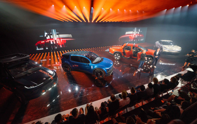 Tο κύριο πιάτο της Fisker για τους Αμερικανούς είναι το Alaska, ένα ηλεκτρικό pick-up. Fisker