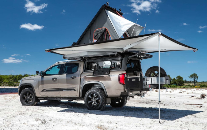 Το Volkswagen Amarok PanAmericana βασίζεται στην παραλλαγή του Amarok με τον 3λιτρο κινητήρα V6 TDI που αποδίδει 240 άλογα και 600 Nm. Volkswagen Amarok PanAmericana 2023