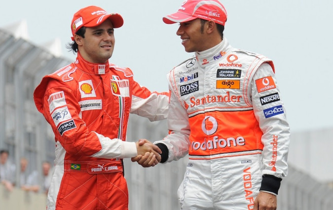 Lewis Hamilton and Felipe Massa