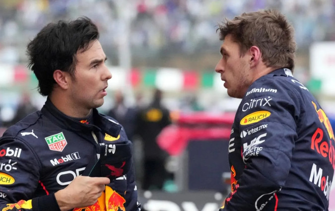 Sergio Perez Max Verstappen