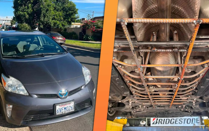 Toyota Prius καταλύτης