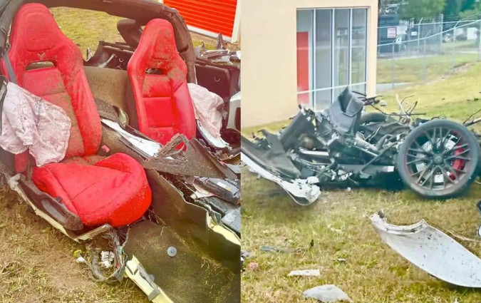 Τρομακτικό ατύχημα στις ΗΠΑ, όταν Mustang έκλεισε τον δρόμο σε Corvette Z06 ενώ έκαναν κόντρα. «Άγιο» είχε ο οδηγός, που εκσφενδονίστηκε έξω από το αυτοκίνητο. Corvette Z06