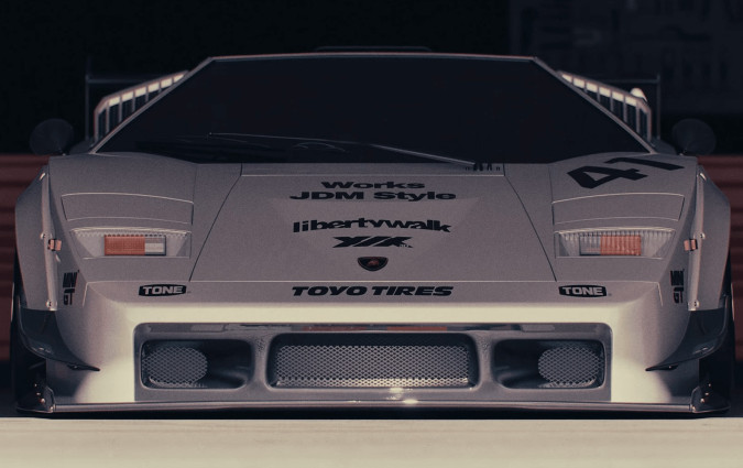 Ιεροσυλία ή υπερθέαμα; Η Η Liberty Walk βάζει χέρι στη θρυλική Lamborghini Countach. Lamborghini Countach