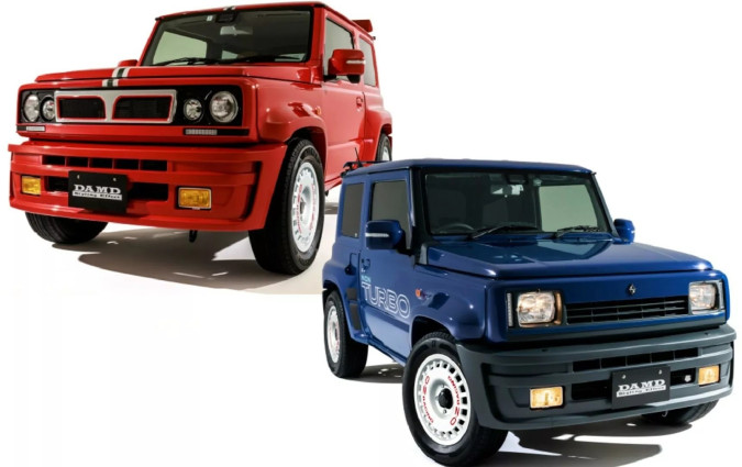 To Suzuki Jimny μεταμφιέζεται σε Lancia Delta Integrale και Renault 5 Turbo και παραδόξως, του πάει πολύ. Suzuki Jimny