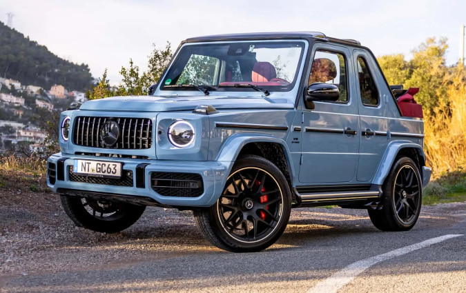 H κάμπριο εκδοχή της Mercedes-Benz G-Class εξοπλίζεται με τον 4λιτρο V8 twin-turbo κινητήρα Mercedes-Benz G-Class Cabrio