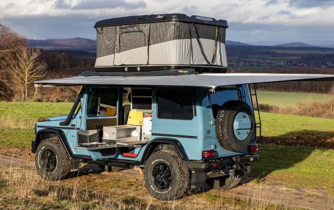Το βασικό κιτ πάντως που κάνει τη Mercedes-Benz G-Class ένα κινούμενο σπίτι κοστίζει €11.000, χωρίς τα έξτρα που προσφέρει η Terracamper. Mercedes-Benz G-Class Terracamper