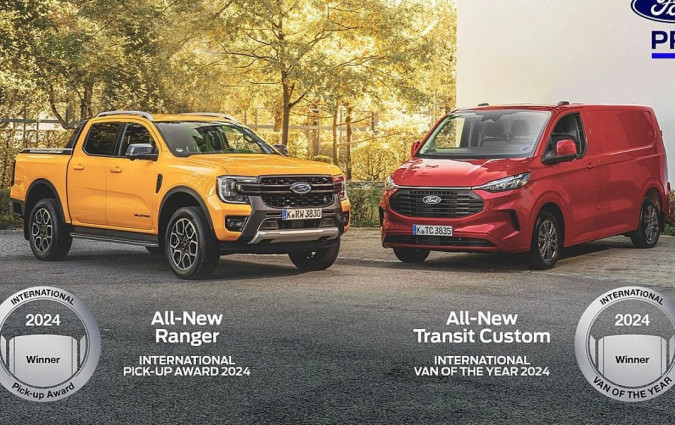 H απόκτηση των βραβευμένων Ford Ranger και Transit Custom γίνεται ακόμα πιο ελκυστική, μέσω του μηνιαίου μισθώματος Ford Lease Ford Ranger and Transit Custom