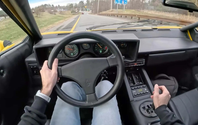 Lamborghini Countach POV Drive