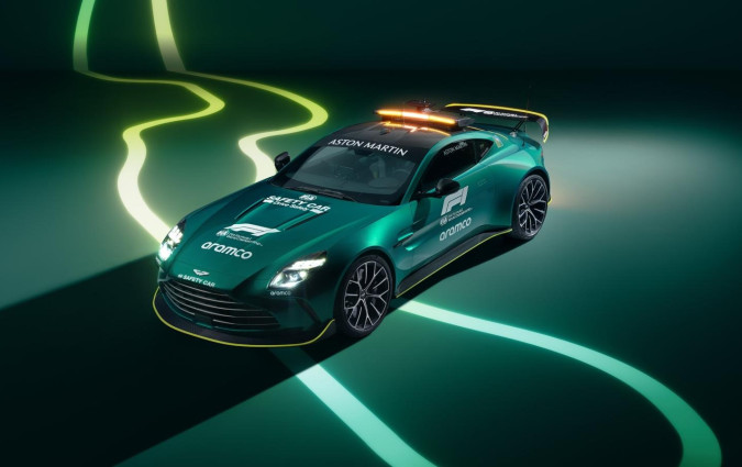 H Aston Martin Vantage θα είναι και φέτος το αυτοκίνητο ασφαλείας του πρωταθλήματος της Formula 1 Aston Martin Vantage