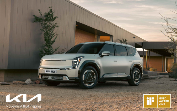 Το Kia EV9 συνέχισε την συλλογή βραβείων του, αυτή τη φορά στα iF Design Awards 2024 Kia EV9