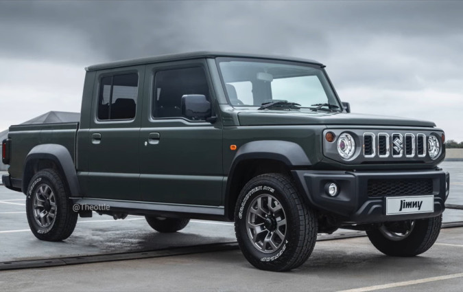 Τώρα, το λατρεμένο Suzuki Jimny γίνεται διπλοκάμπινο, αλλά δυστυχώς μόνο σε ψηφιακή μορφή. Suzuki Jimny