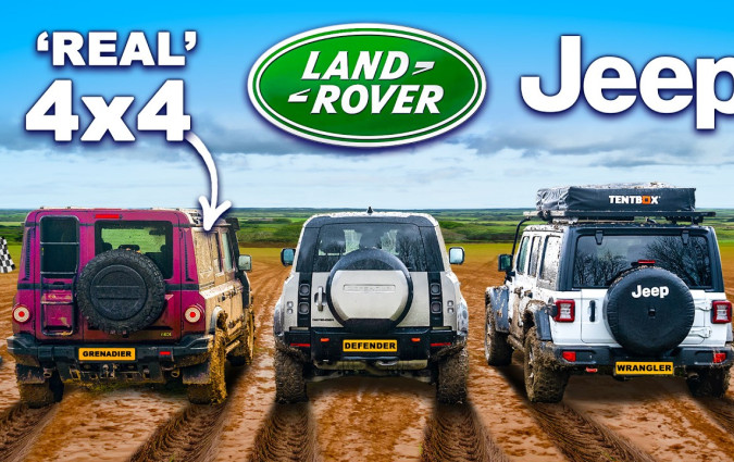 Jeep Wrangler, Land Rover Defender ή Ineos Grenadier; Τι θα επέλεγε η Πέππα για να παίξει με τις λάσπες; Jeep Wrangler