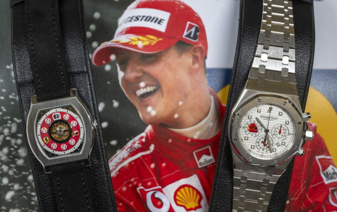 Τα οχτώ ρολόγια της συλλογής του Michael Schumacher πουλήθηκαν στη Γενεύη, για ένα ποσό κοντά στα €4 εκατομμύρια Michael Schumacher Watches