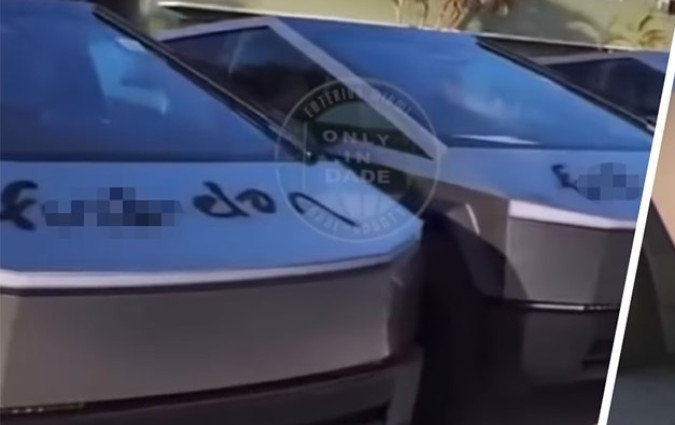 Το «F**k Elon» πάνω στα Cybertruck θα μπορούσε να εκληφθεί κι ως επαινετική δήλωση για το τι έχει καταφέρει ο Νοτιοαφρικανός με το ηλεκτρικό του διπλοκάμπινο; Tesla Cybertruck