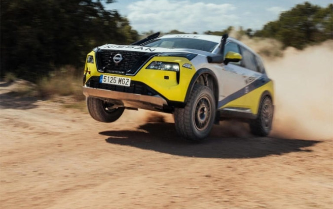 To τροποποιημένο Nissan X-Trail e-4ORCE ολοκλήρωσε με επιτυχία το ράλλυ, καλύπτοντας πάνω από 500 km  Nissan X-Trail Aragon Baja