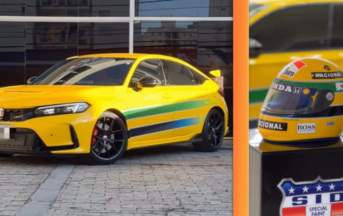 Αν είσαι θαυμαστής του Ayrton Senna και κάτοχος Civic Type R, μόλις σε κάναμε να χάσεις τον ύπνο σου. Ayrton Senna