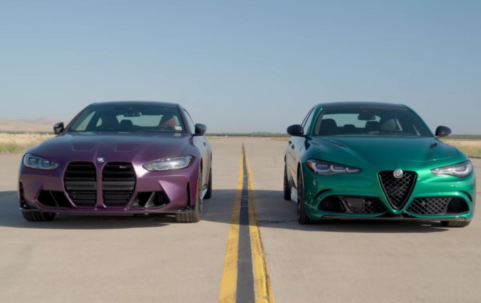 Alfa Romeo και BMW, πάντα αντίπαλες όταν πρόκειται για καλοστημένες πισωκίνητες μπερλίνες με σαγηνευτική εμφάνιση. Giulia Quadrifoglio