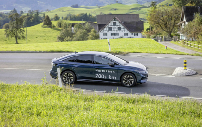 Το VW ID.7 Pro S, με την μπαταρία των 86 kWh κατά τη διάρκεια της δοκιμής έκαψε 10,3 kWh/100 km VW ID.7