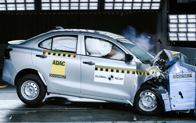 Η Suzuki κάνει θραύση στην ινδική αγορά και τα πέντε αστέρια στις δοκιμές πρόσκρουσης αποτελούν ένα πολύ ισχυρό χαρτί ανάμεσα σε μοντέλα που κρίνονται ανασφαλή. Suzuki Dzire