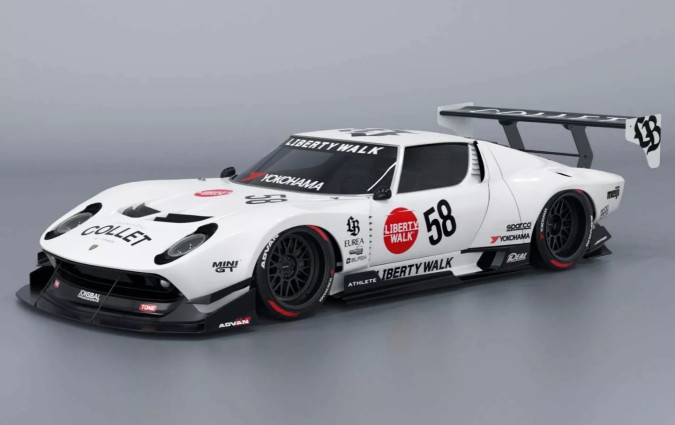 Όταν η Liberty Walk παρεμβαίνει σε ένα σύγχρονο μοντέλο, ίσως μπορείς να δικαιολογήσεις τα φτιασίδια. Αλλά όταν σπιλώνει ένα κλασικό μοντέλο, τότε παραπάει. Lamborghini Miura