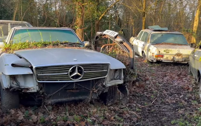 Διάφορες Mercedes-Βenz έδωσαν το παρών στο συγκεκριμένο χωράφι… Μπερλίνες, κουπέ, καμπριολέ, στέισον, λιμουζίνες… Mercedes-Βenz